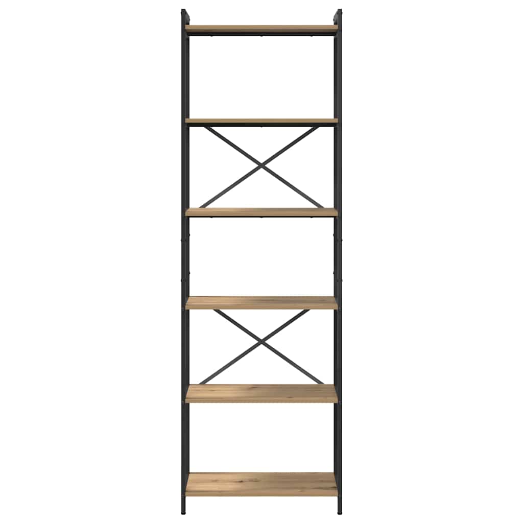 Bookshelf 60 x 30 x 189.5 cm Engineered Wood Artisan Oak