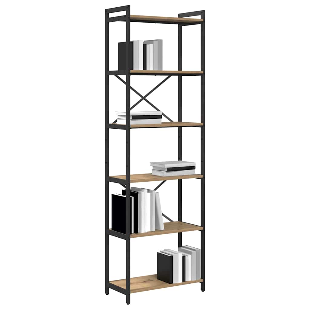 Bookshelf 60 x 30 x 189.5 cm Engineered Wood Artisan Oak