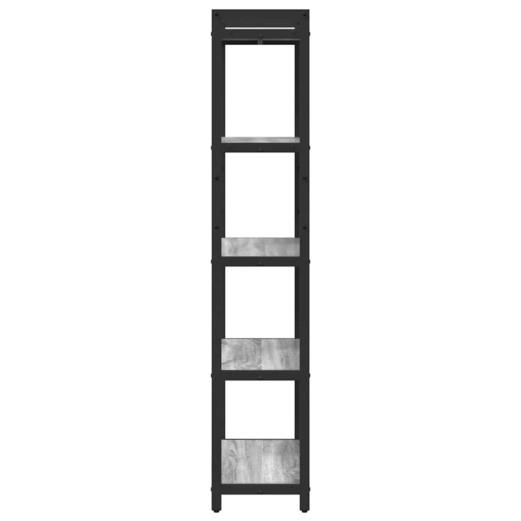 Bookshelf Grey sonoma 60 x 30 x 155 cm Engineered Wood