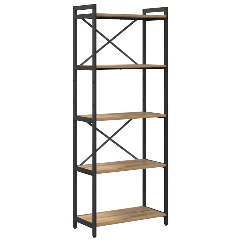 Bookshelf 60 x 30 x 155 cm Engineered Wood Artisan Oak