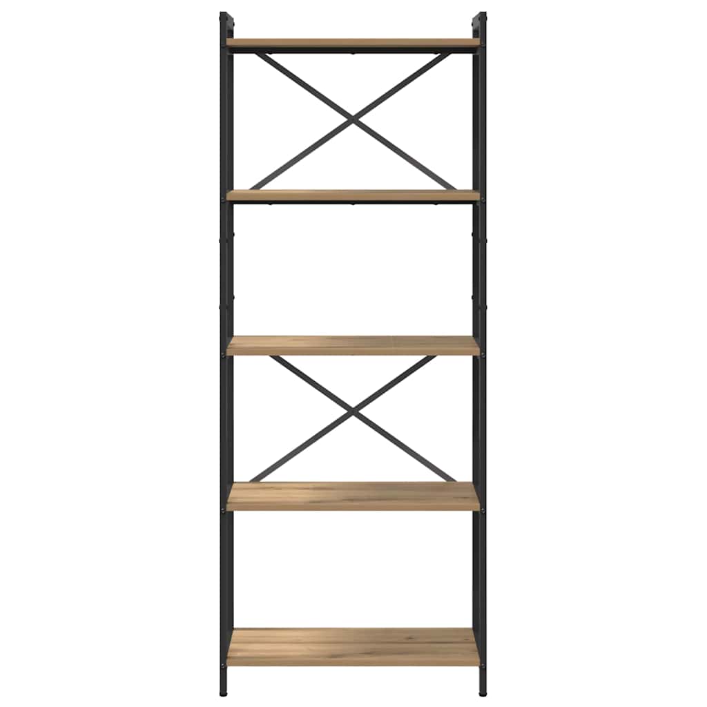 Bookshelf 60 x 30 x 155 cm Engineered Wood Artisan Oak