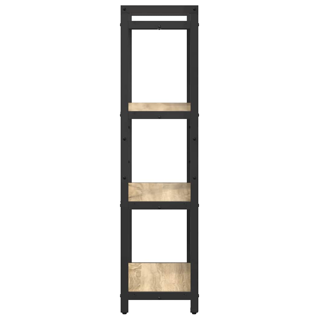 Bookshelf Sonoma Oak 60 x 30 x 120 cm Engineered Wood