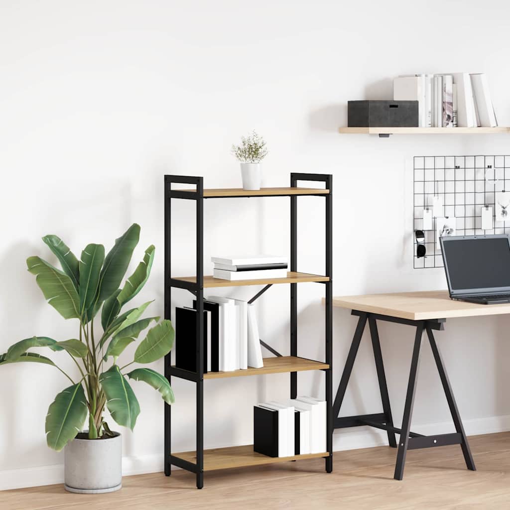 Bookshelf 60 x 30 x 120 cm Engineered Wood Artisan Oak