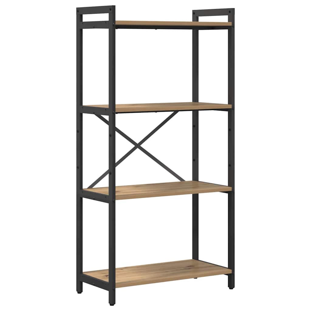 Bookshelf 60 x 30 x 120 cm Engineered Wood Artisan Oak