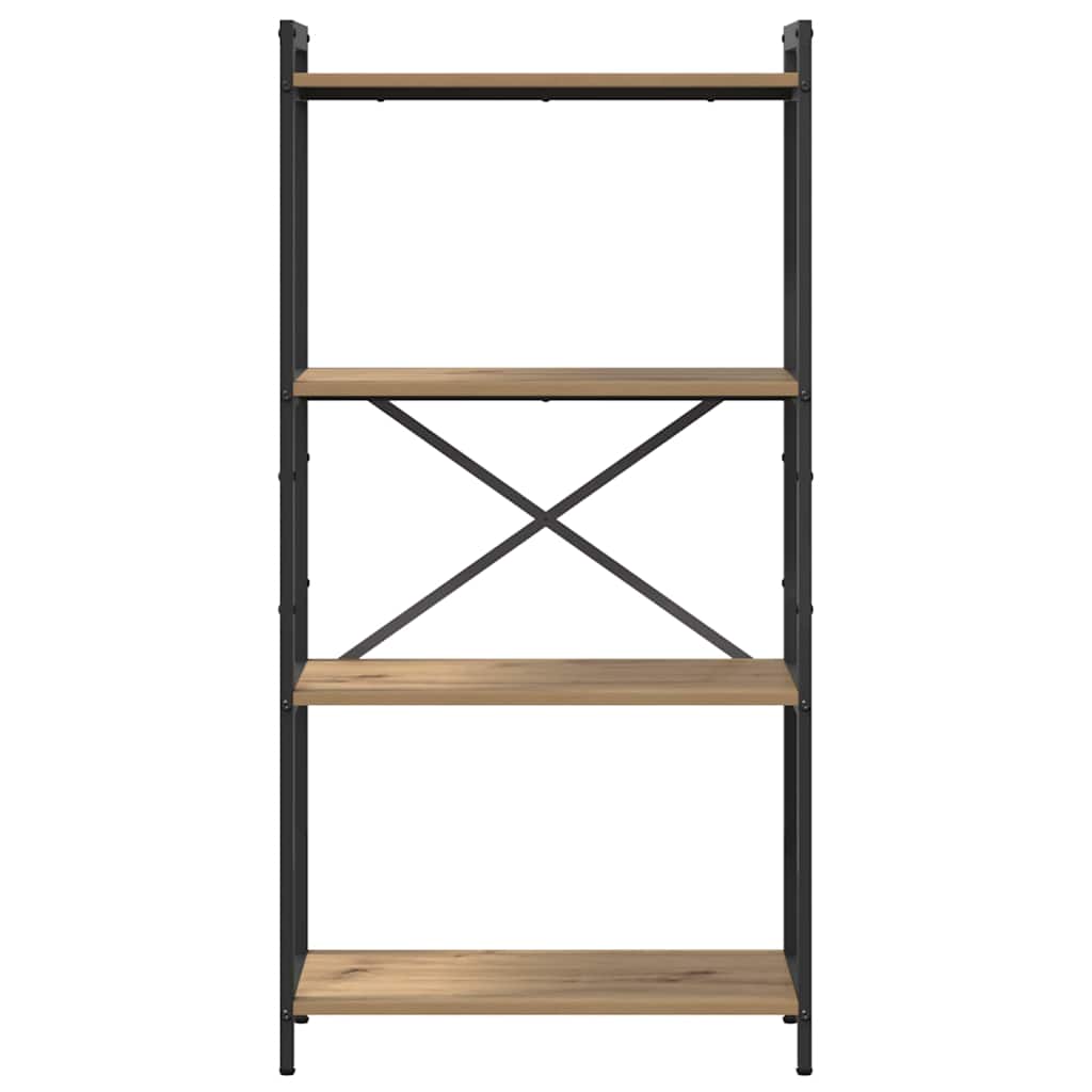 Bookshelf 60 x 30 x 120 cm Engineered Wood Artisan Oak