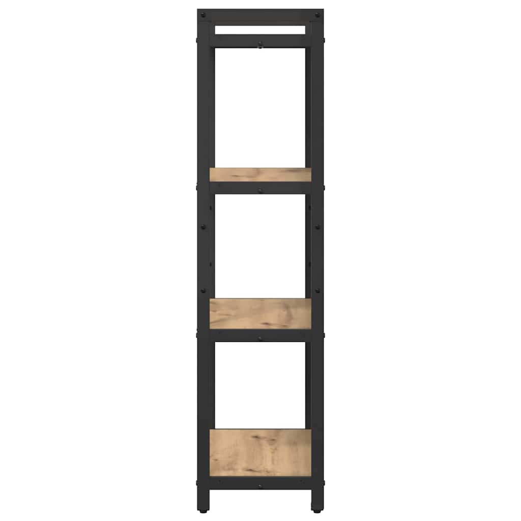 Bookshelf 60 x 30 x 120 cm Engineered Wood Artisan Oak