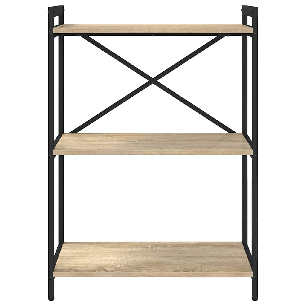 Bookshelf 60 x 30 x 85 cm Engineered Wood Sonoma Oak