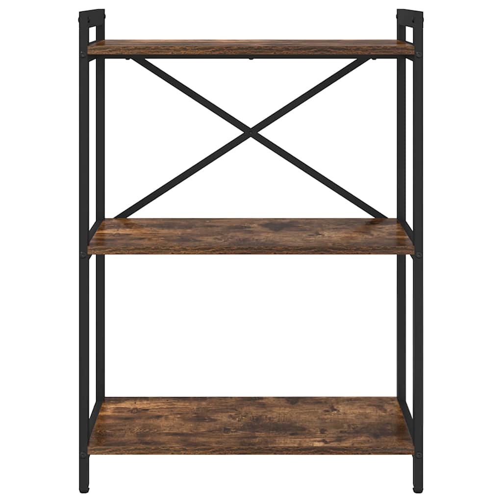 Bookshelf 60 x 30 x 85 cm Engineered Wood Smoked Oak