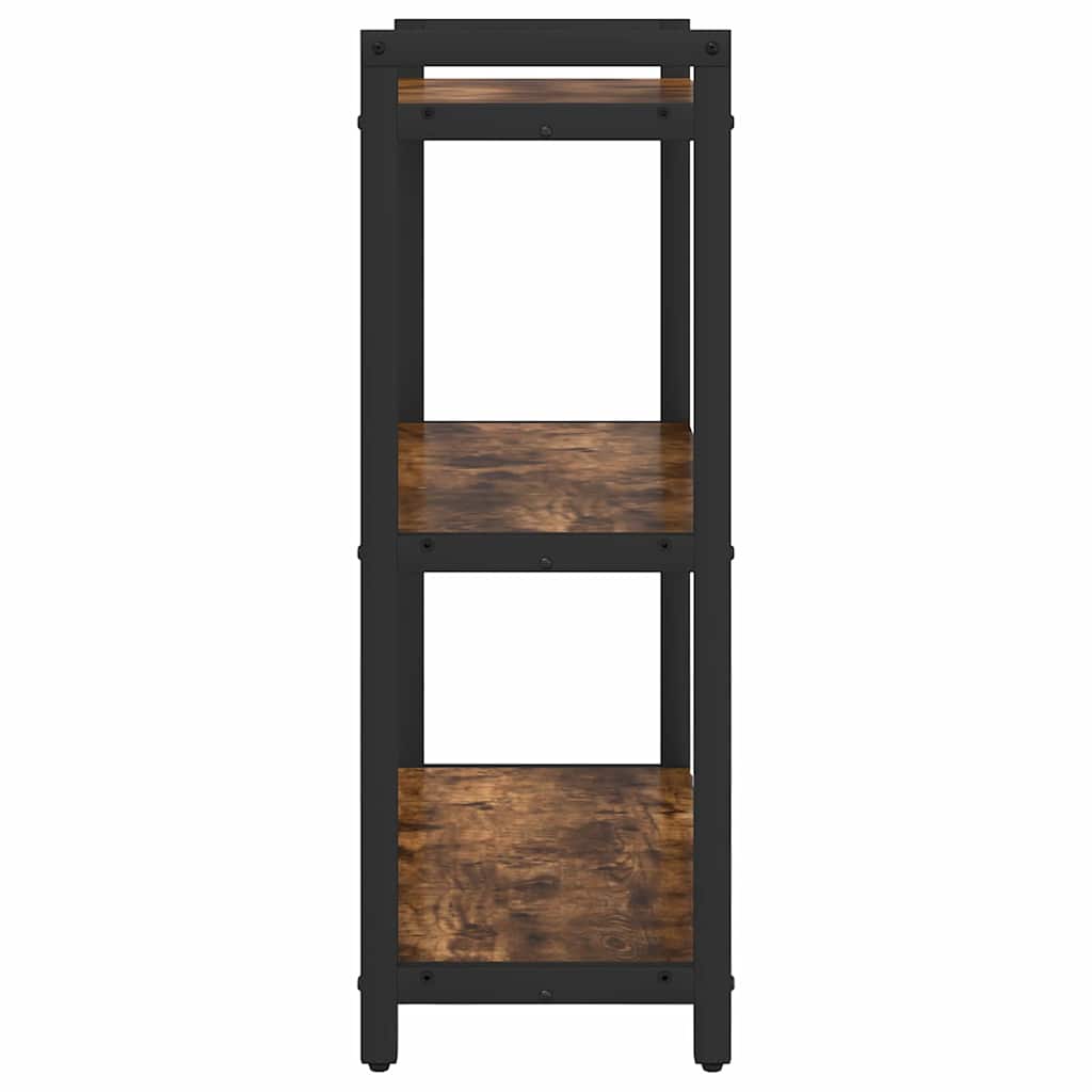 Bookshelf 60 x 30 x 85 cm Engineered Wood Smoked Oak
