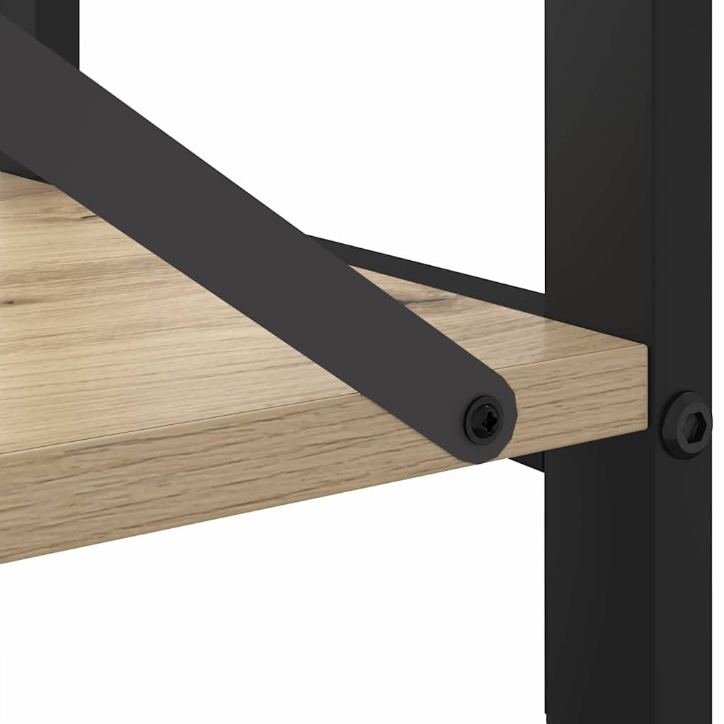 Bookshelf 60 x 30 x 50 cm Engineered Wood Sonoma Oak