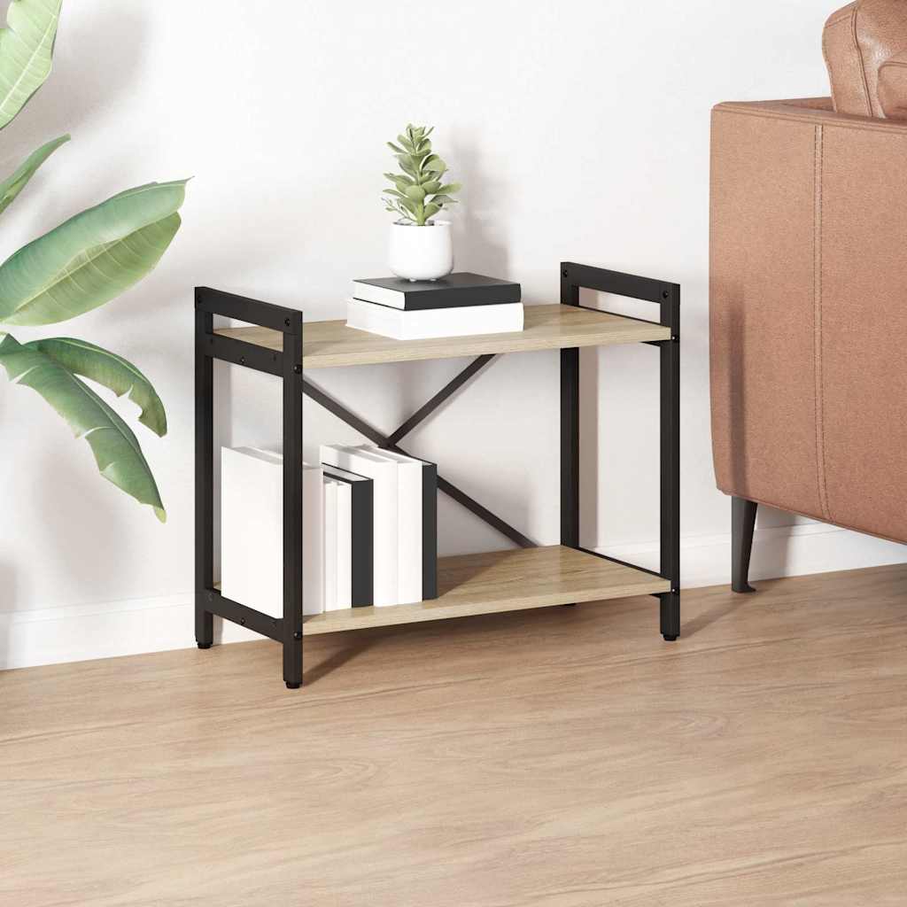 Bookshelf 60 x 30 x 50 cm Engineered Wood Sonoma Oak