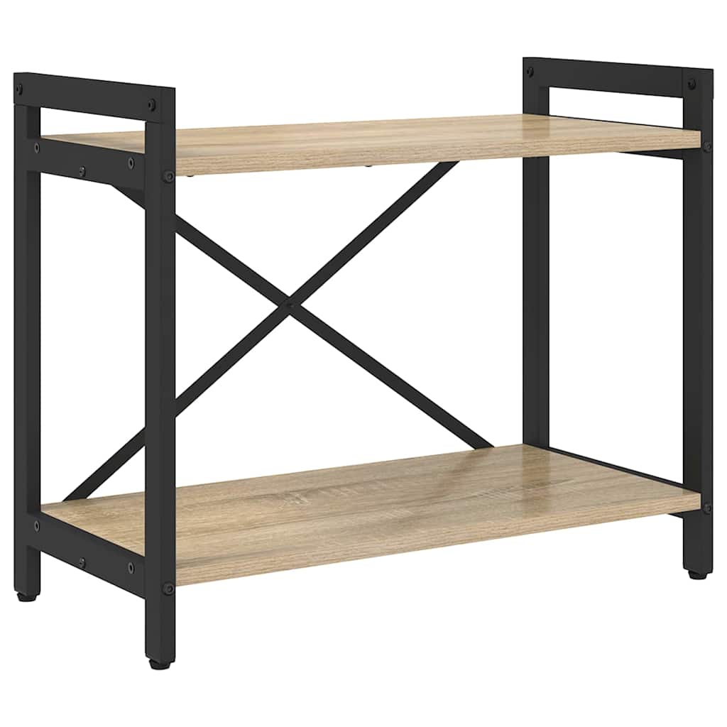 Bookshelf 60 x 30 x 50 cm Engineered Wood Sonoma Oak