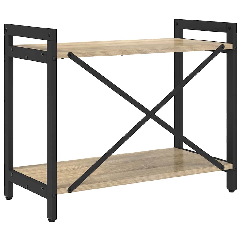 Bookshelf 60 x 30 x 50 cm Engineered Wood Sonoma Oak