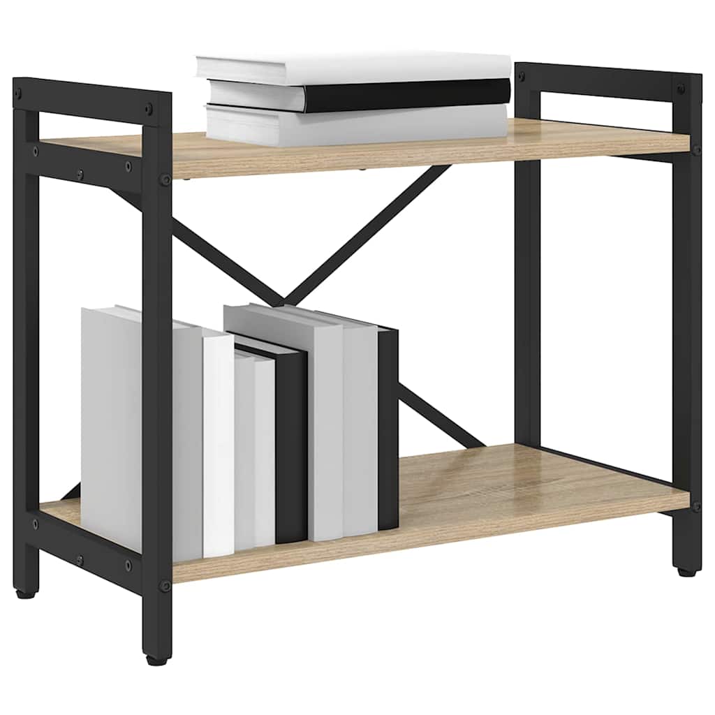 Bookshelf 60 x 30 x 50 cm Engineered Wood Sonoma Oak