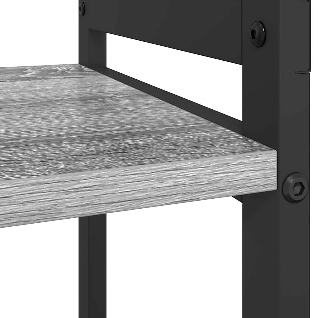 Bookshelf 60 x 30 x 50 cm Engineered Wood Grey sonoma