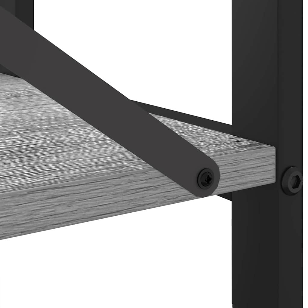 Bookshelf 60 x 30 x 50 cm Engineered Wood Grey sonoma