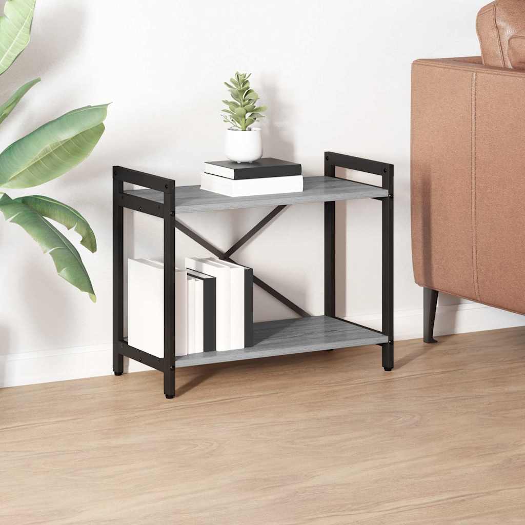 Bookshelf 60 x 30 x 50 cm Engineered Wood Grey sonoma
