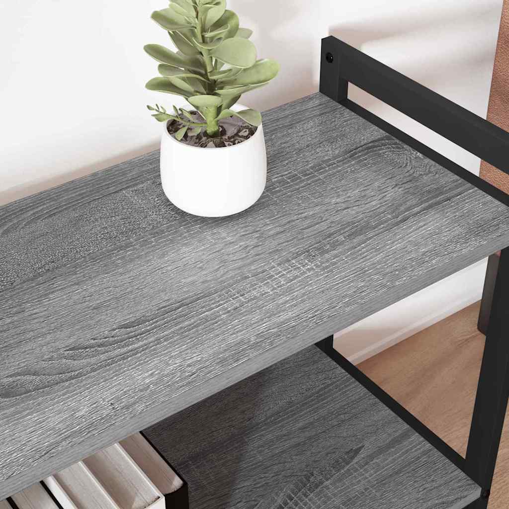 Bookshelf 60 x 30 x 50 cm Engineered Wood Grey sonoma