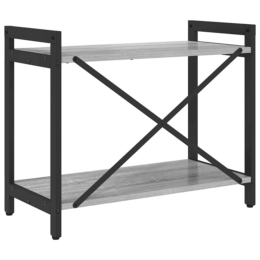 Bookshelf 60 x 30 x 50 cm Engineered Wood Grey sonoma