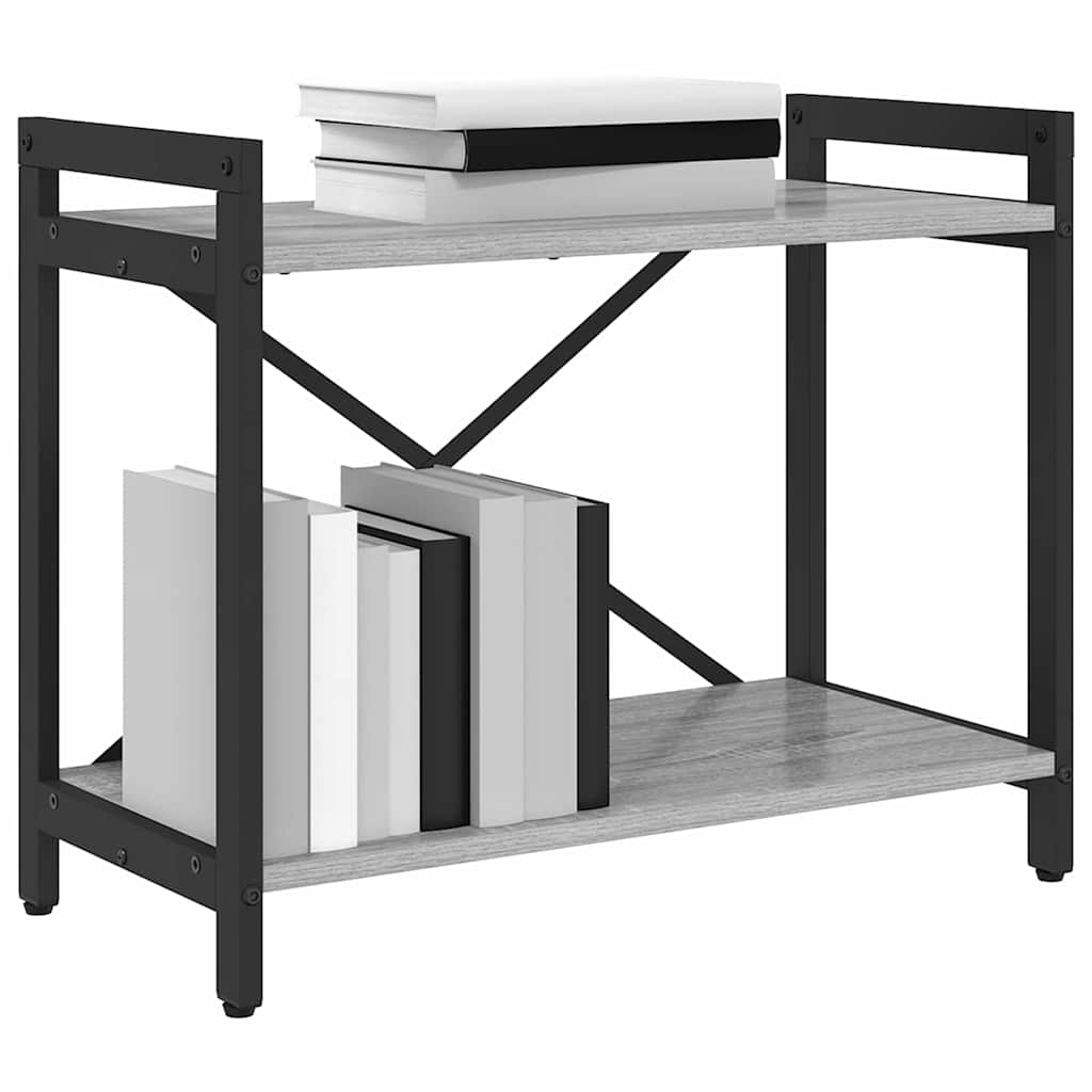 Bookshelf 60 x 30 x 50 cm Engineered Wood Grey sonoma