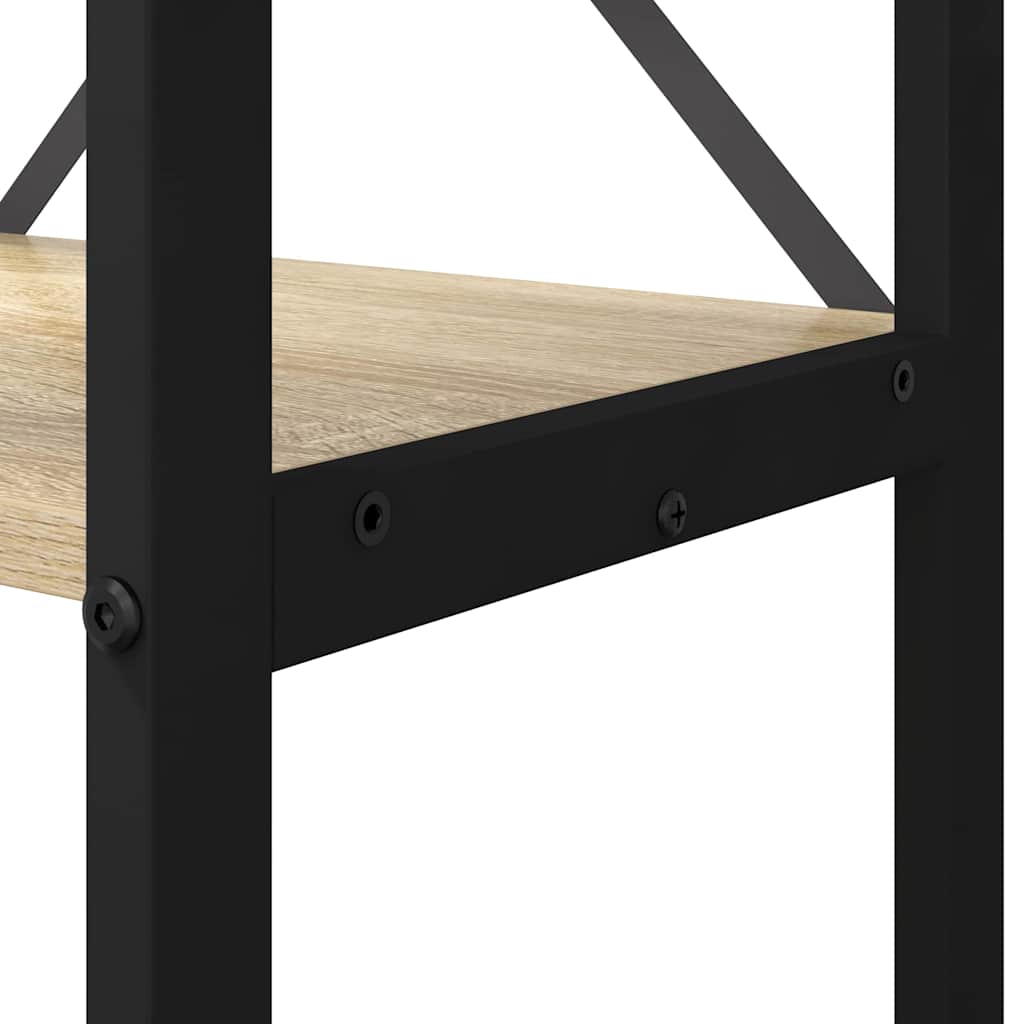 Bookshelf Sonoma Oak 80 x 30 x 189.5 cm Engineered Wood