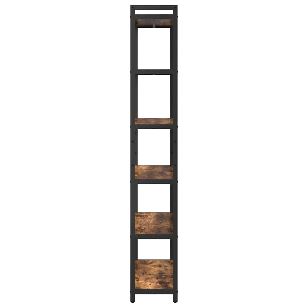 Bookshelf Smoked Oak 80 x 30 x 189.5 cm Engineered Wood