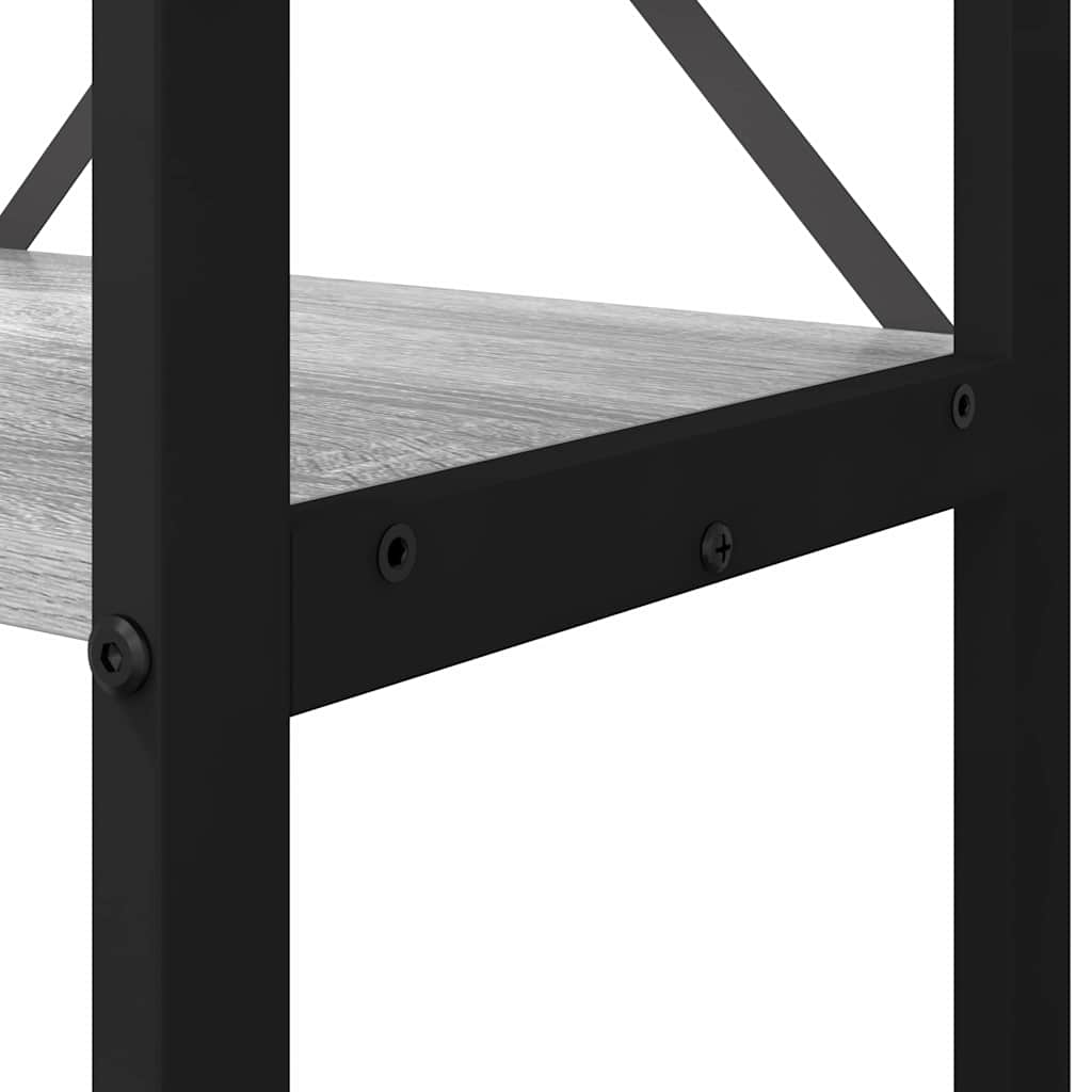 Bookshelf Grey sonoma 80 x 30 x 189.5 cm Engineered Wood