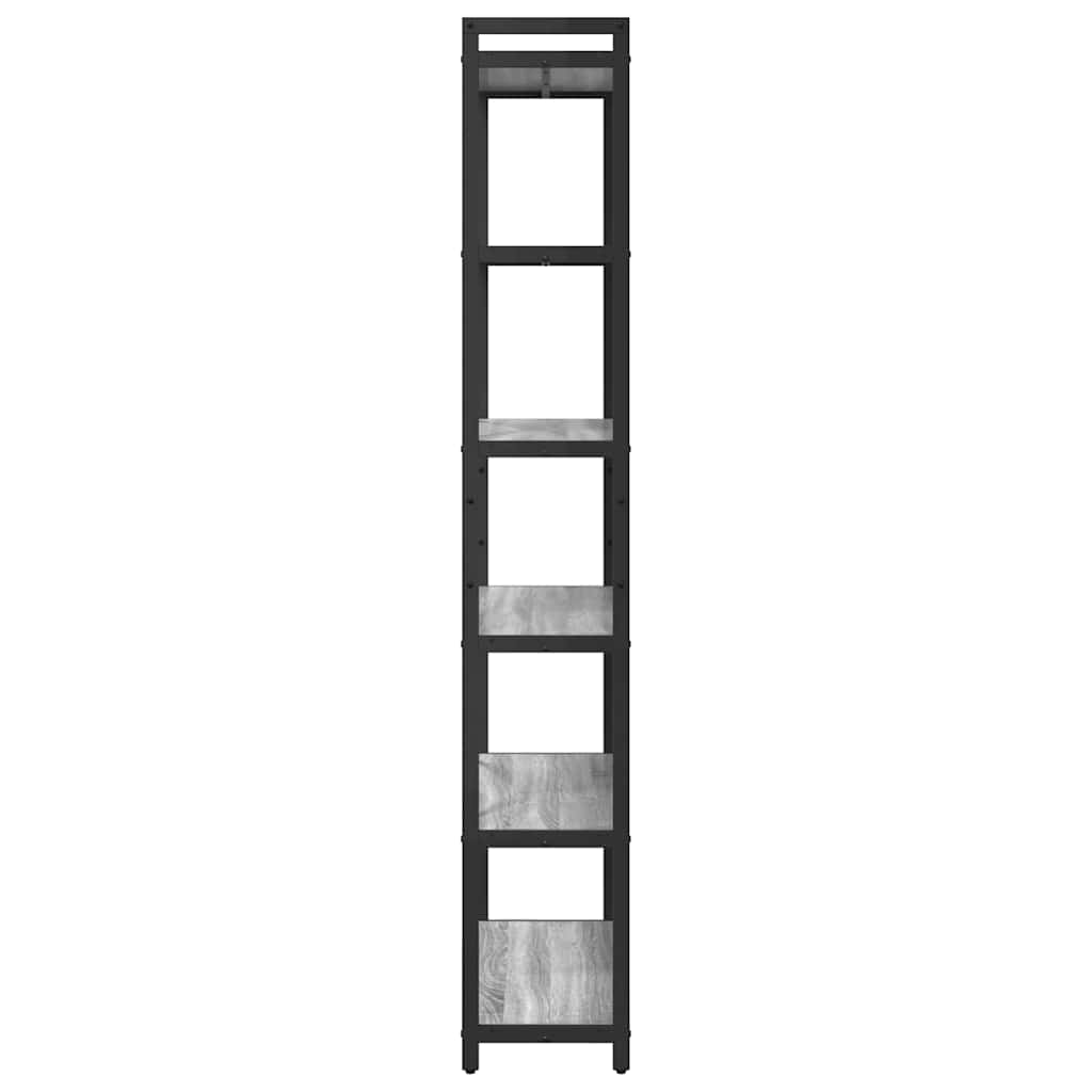 Bookshelf Grey sonoma 80 x 30 x 189.5 cm Engineered Wood