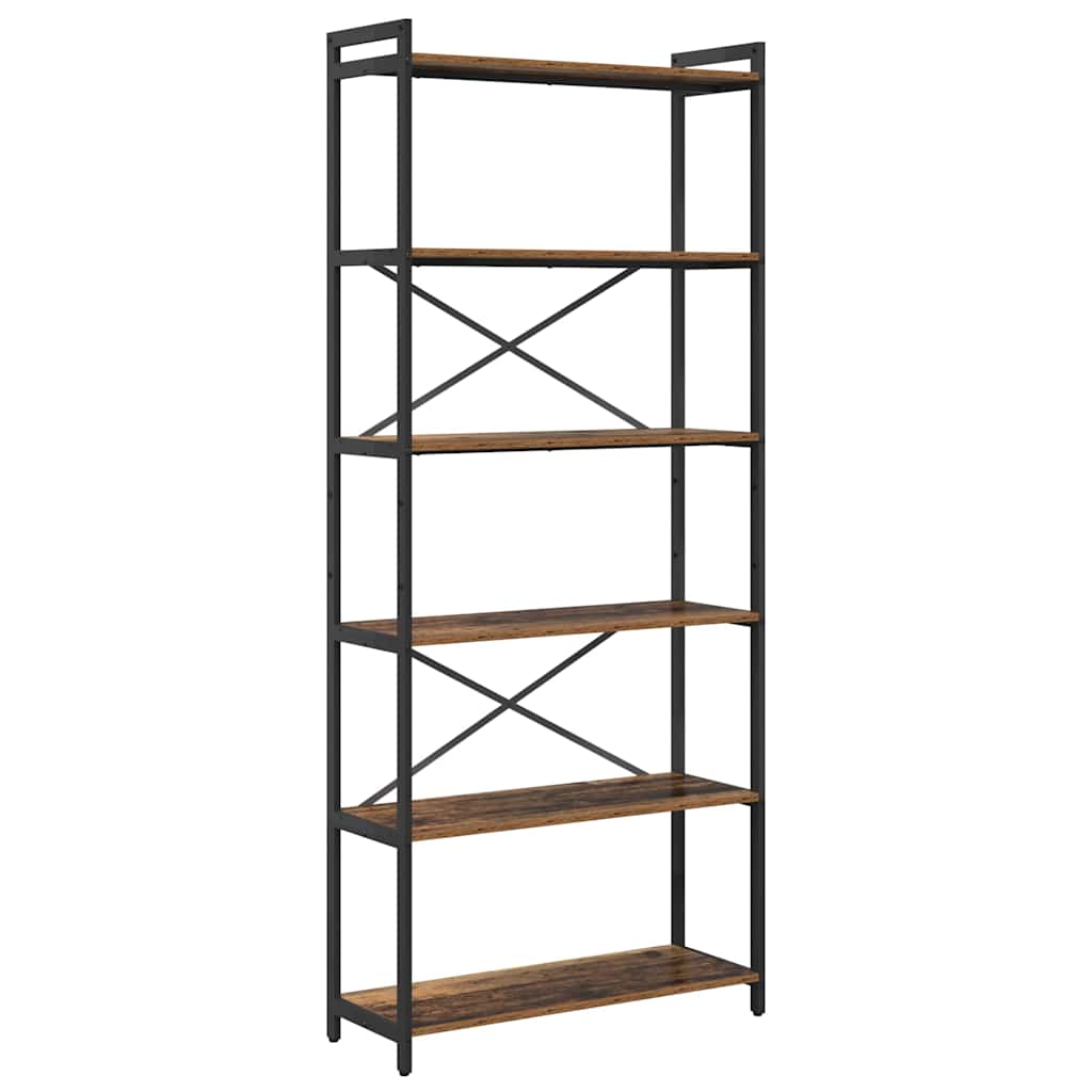 Bookshelf Old wood 80 x 30 x 189.5 cm Engineered Wood