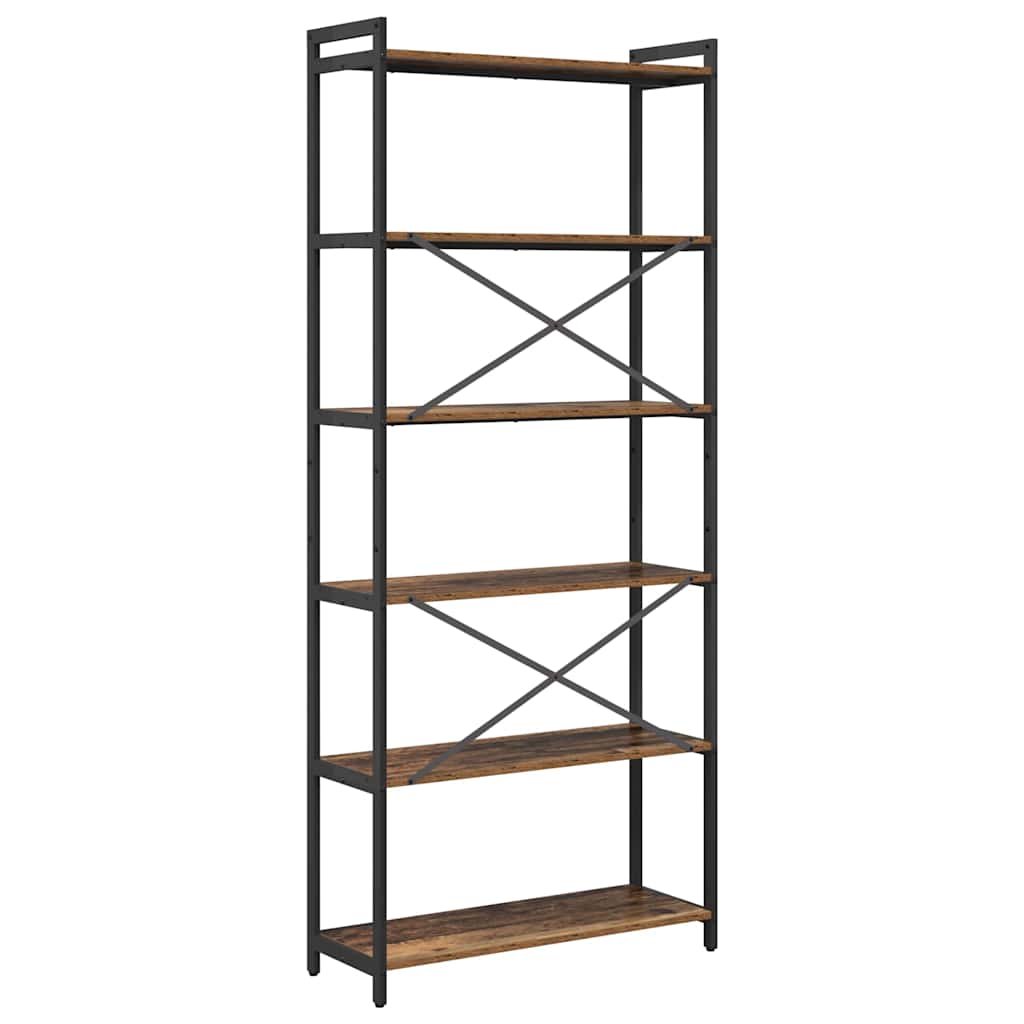 Bookshelf Old wood 80 x 30 x 189.5 cm Engineered Wood