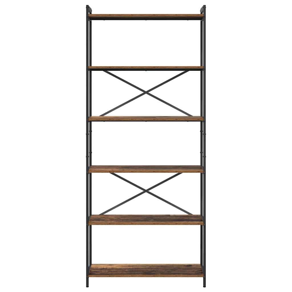 Bookshelf Old wood 80 x 30 x 189.5 cm Engineered Wood