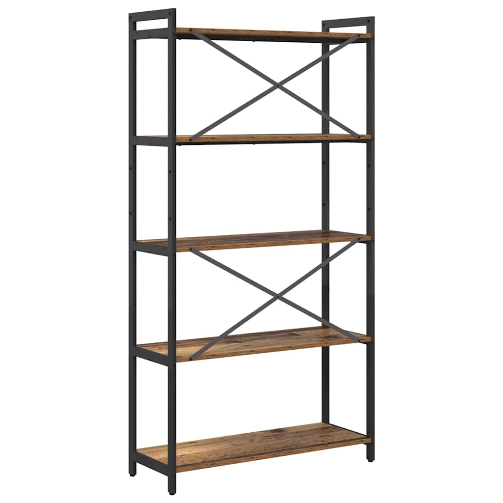 Bookshelf Old wood 80 x 30 x 155 cm Engineered Wood