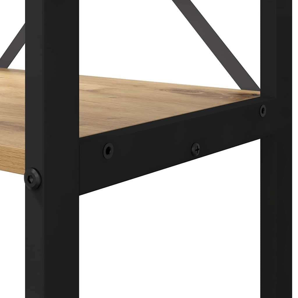 Bookshelf 80 x 30 x 120 cm Engineered Wood Artisan Oak