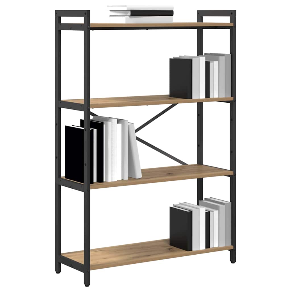 Bookshelf Artisan Oak 80 x 30 x 120 cm Engineered Wood
