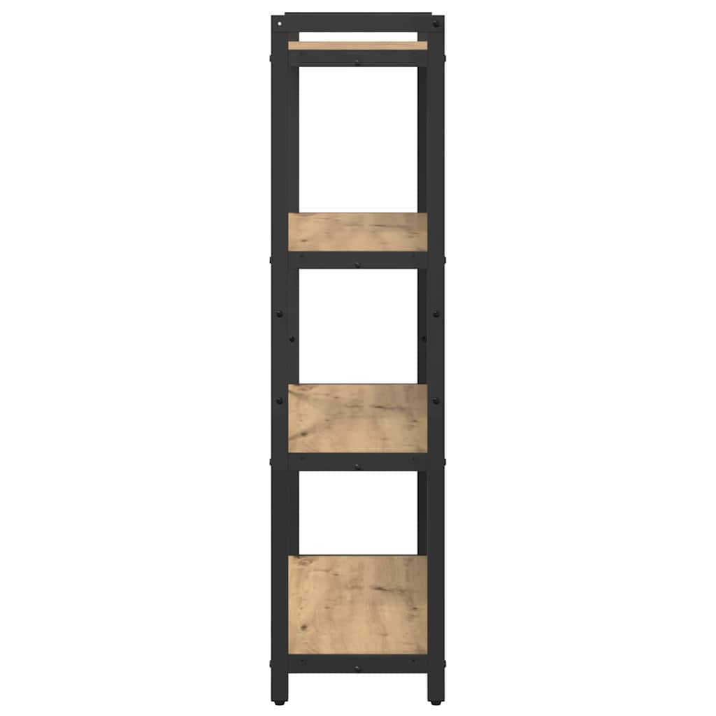 Bookshelf 80 x 30 x 120 cm Engineered Wood Artisan Oak