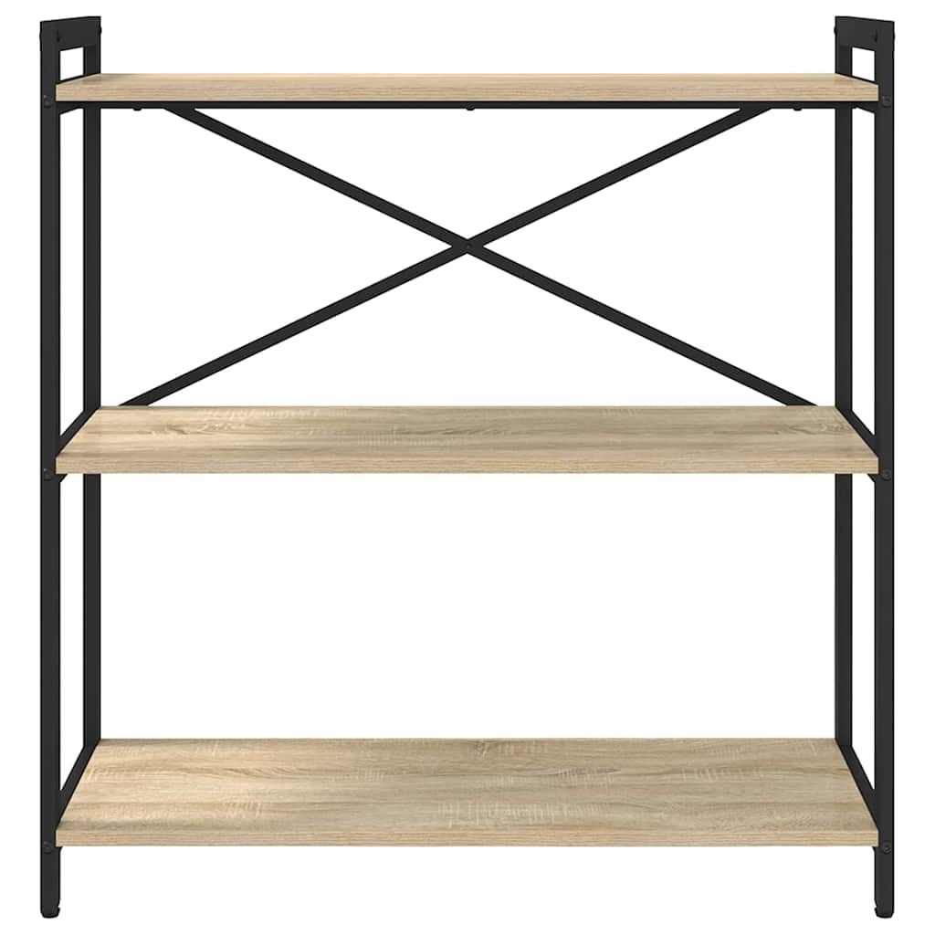 Bookshelf 80 x 30 x 85 cm Engineered Wood Sonoma Oak
