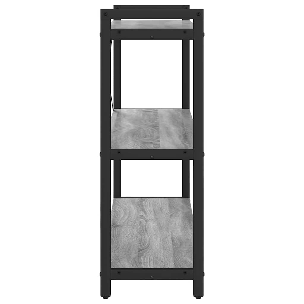 Bookshelf 80 x 30 x 85 cm Engineered Wood Grey sonoma