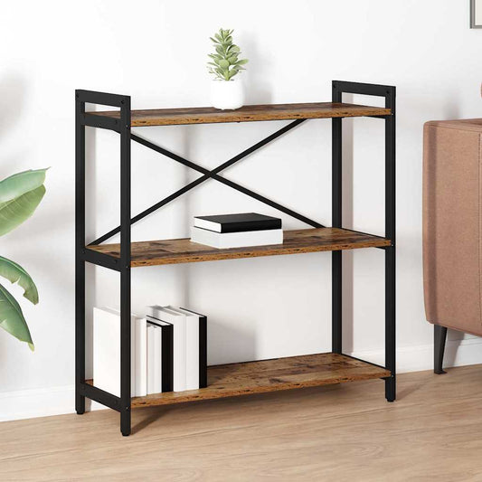 Bookshelf Old wood 80 x 30 x 85 cm Engineered Wood