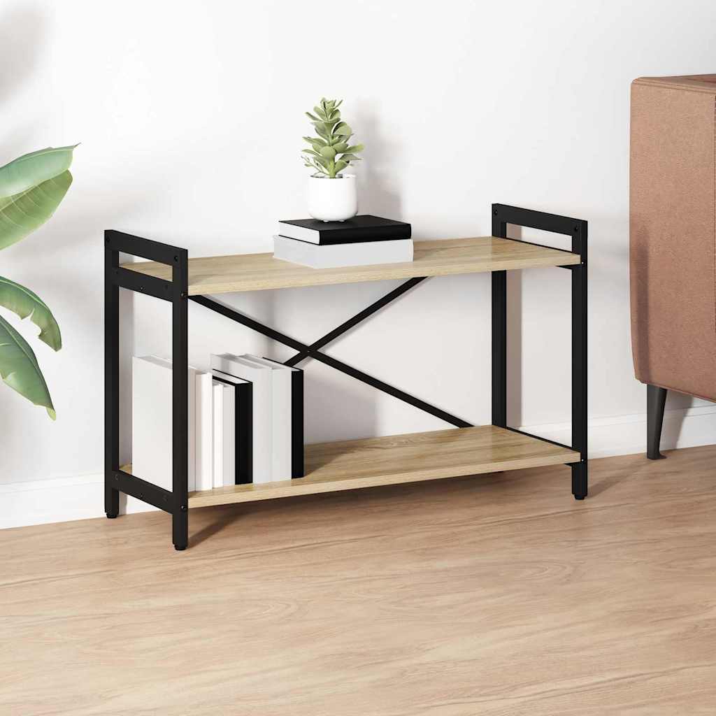 Bookshelf 80 x 30 x 50 cm Engineered Wood Sonoma Oak