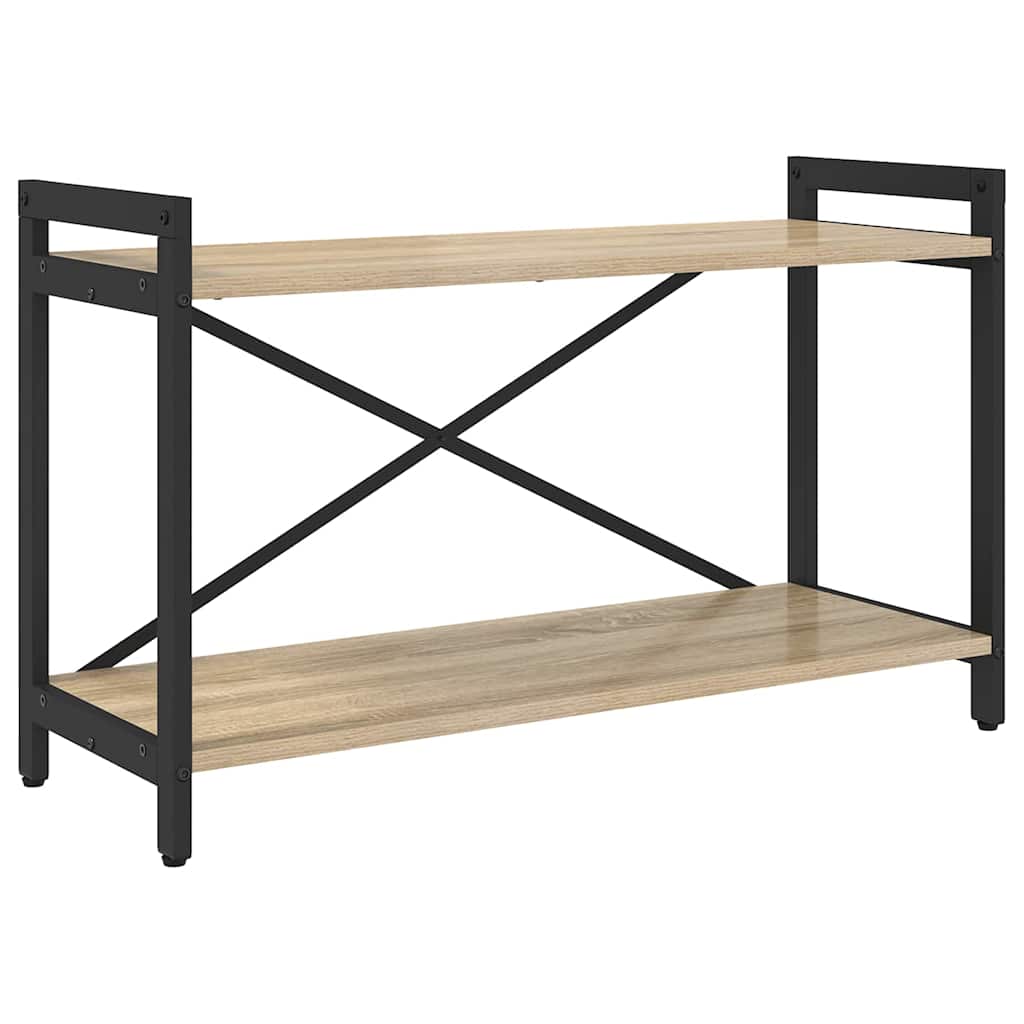 Bookshelf 80 x 30 x 50 cm Engineered Wood Sonoma Oak