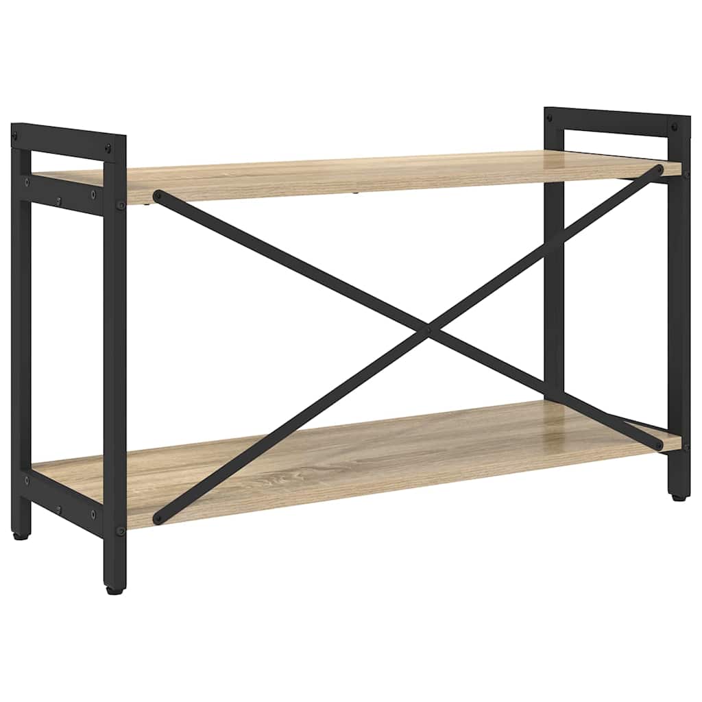 Bookshelf 80 x 30 x 50 cm Engineered Wood Sonoma Oak