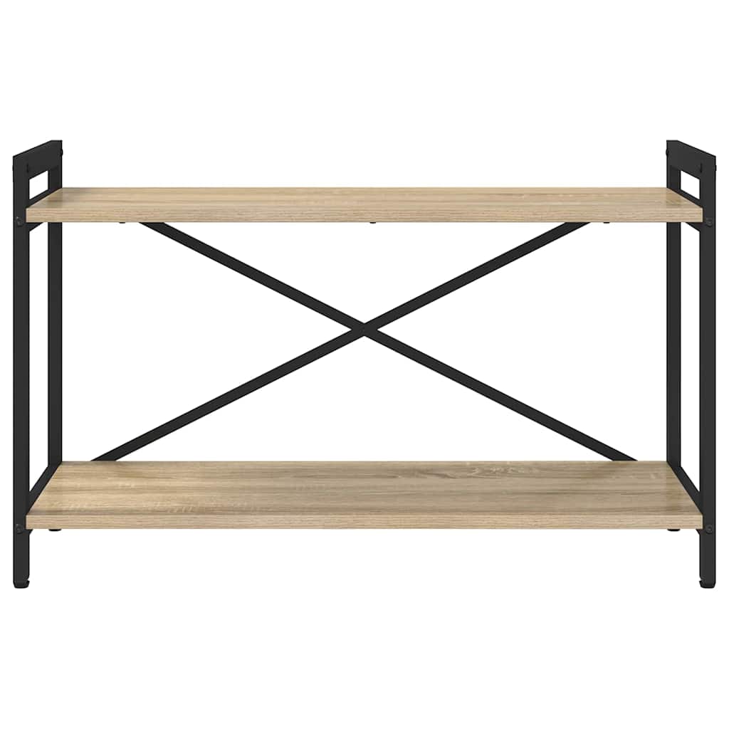 Bookshelf 80 x 30 x 50 cm Engineered Wood Sonoma Oak