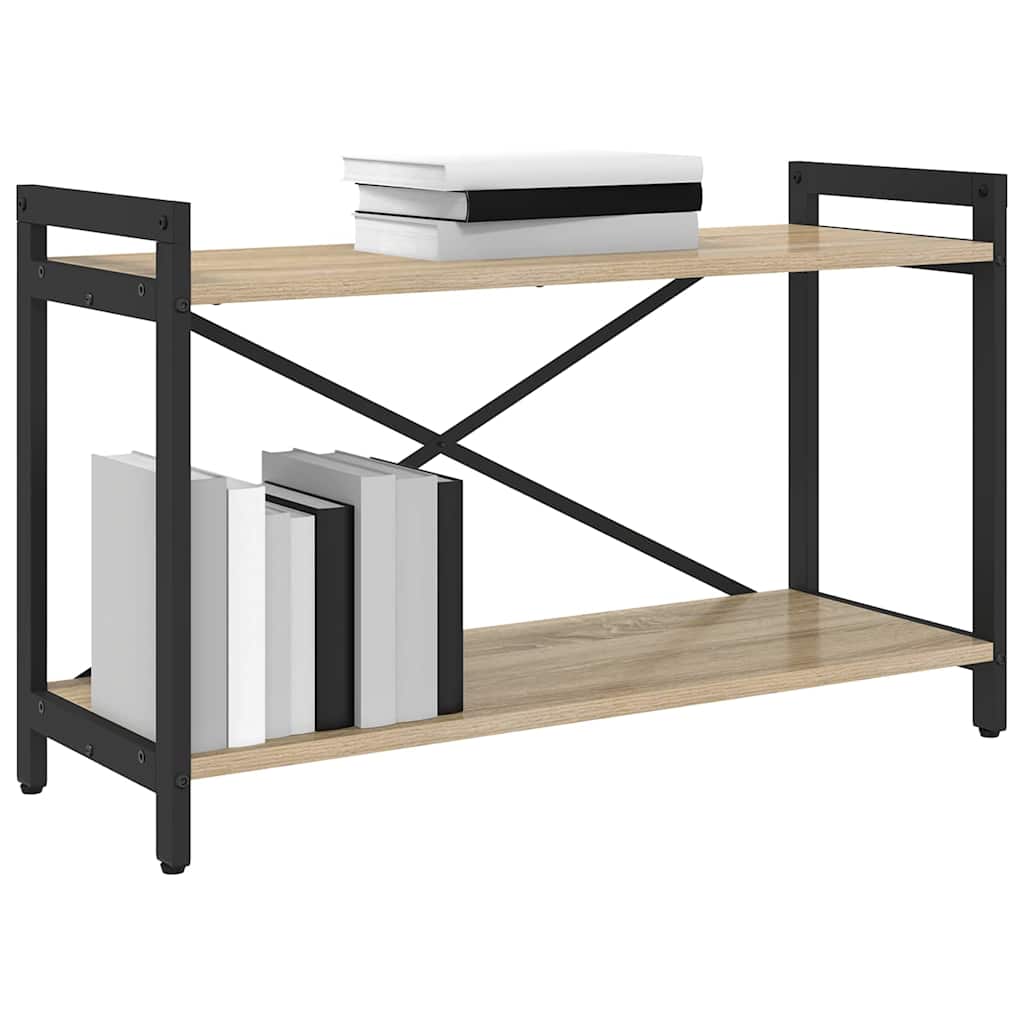 Bookshelf 80 x 30 x 50 cm Engineered Wood Sonoma Oak