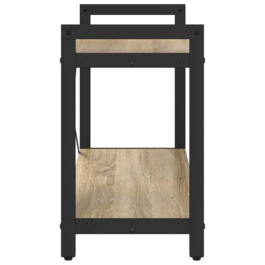 Bookshelf 80 x 30 x 50 cm Engineered Wood Sonoma Oak