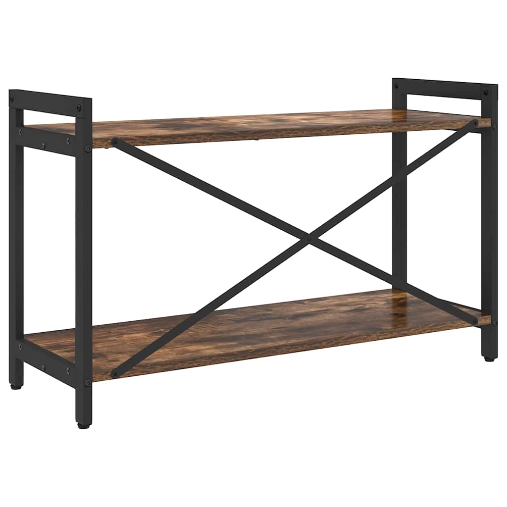 Bookshelf Smoked Oak 80 x 30 x 50 cm Engineered Wood