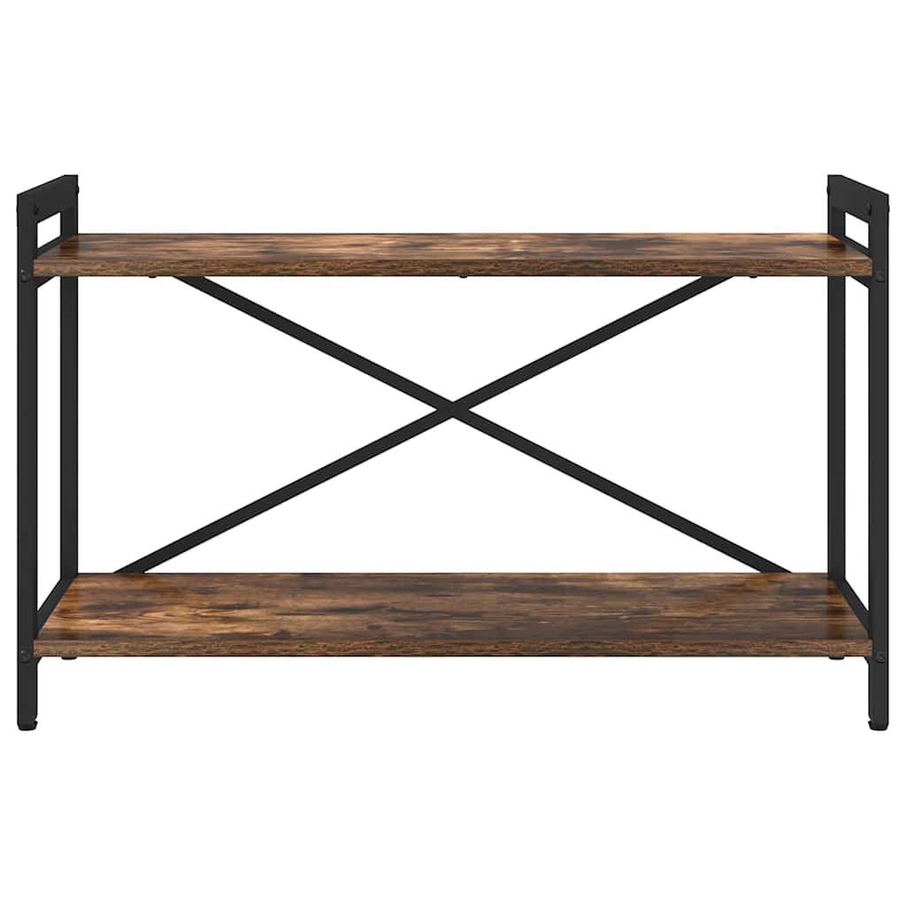 Bookshelf Smoked Oak 80 x 30 x 50 cm Engineered Wood