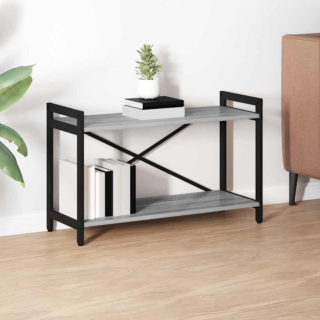 Bookshelf 80 x 30 x 50 cm Engineered Wood Grey sonoma