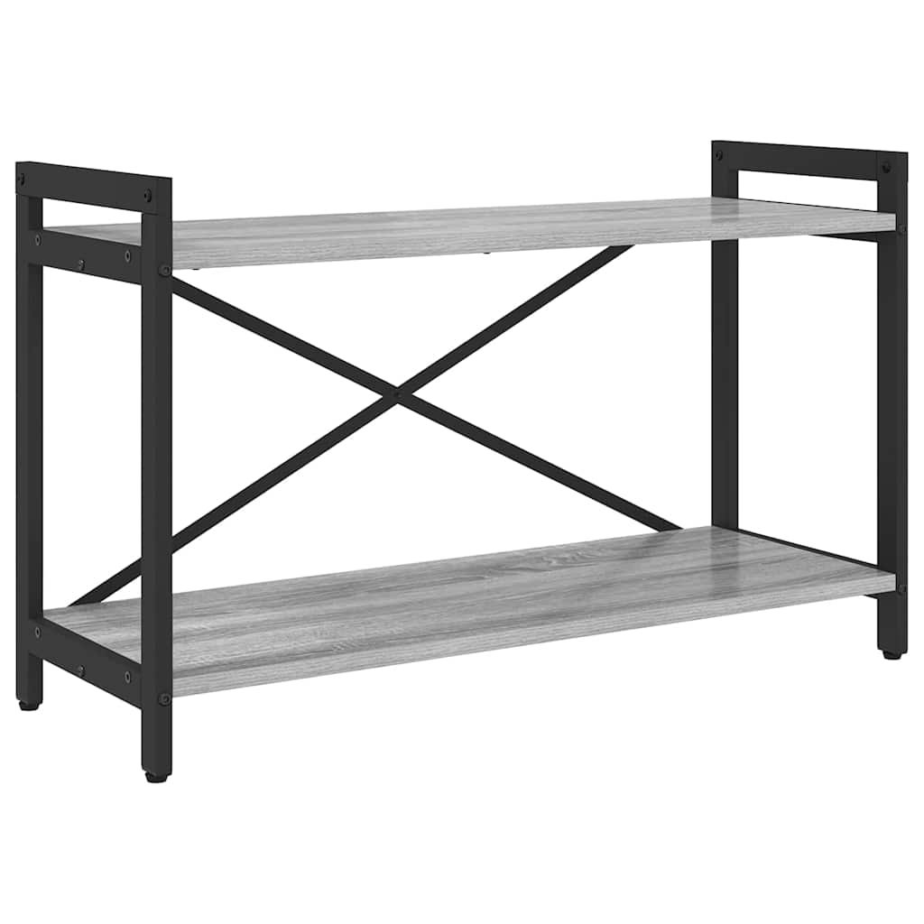 Bookshelf 80 x 30 x 50 cm Engineered Wood Grey sonoma