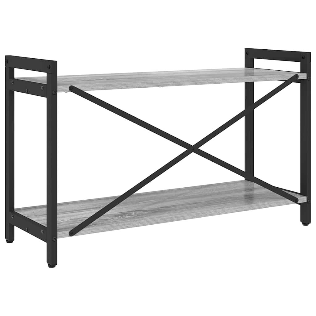Bookshelf 80 x 30 x 50 cm Engineered Wood Grey sonoma