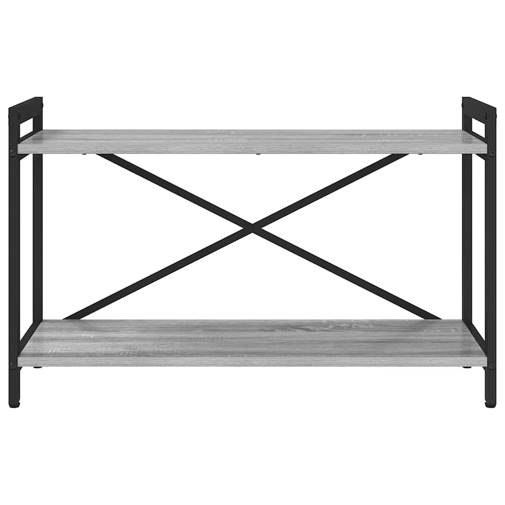 Bookshelf 80 x 30 x 50 cm Engineered Wood Grey sonoma